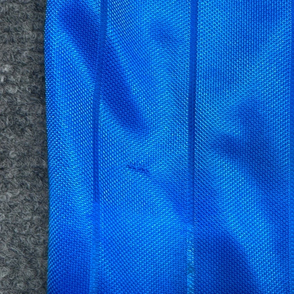 Nike Shirt XL Blue Striped Short Sleeve Athletic‎ Jersey Tonal Vertical Stripes